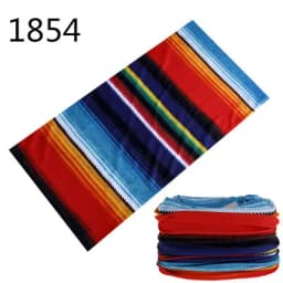 1851-1900 Flower Leaf Print Bandana Neck Gaiter Face Shield Sport Camping Cycling Outdoor Fishing Magic Scarf Men Women Masks