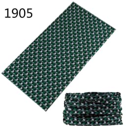 1851-1900 Flower Leaf Print Bandana Neck Gaiter Face Shield Sport Camping Cycling Outdoor Fishing Magic Scarf Men Women Masks