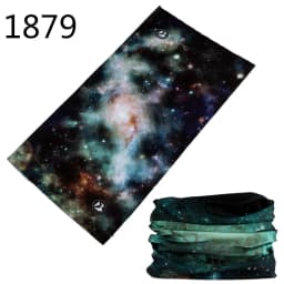 1851-1900 Flower Leaf Print Bandana Neck Gaiter Face Shield Sport Camping Cycling Outdoor Fishing Magic Scarf Men Women Masks