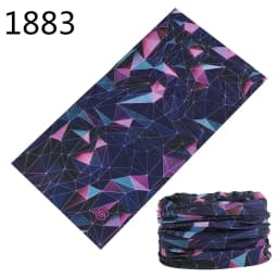 1851-1900 Flower Leaf Print Bandana Neck Gaiter Face Shield Sport Camping Cycling Outdoor Fishing Magic Scarf Men Women Masks