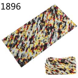 1851-1900 Flower Leaf Print Bandana Neck Gaiter Face Shield Sport Camping Cycling Outdoor Fishing Magic Scarf Men Women Masks