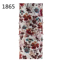 1851-1900 Flower Leaf Print Bandana Neck Gaiter Face Shield Sport Camping Cycling Outdoor Fishing Magic Scarf Men Women Masks