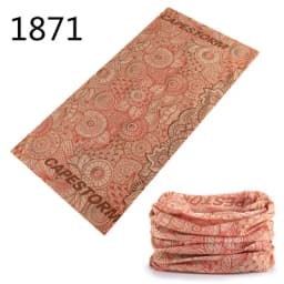 1851-1900 Flower Leaf Print Bandana Neck Gaiter Face Shield Sport Camping Cycling Outdoor Fishing Magic Scarf Men Women Masks