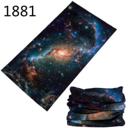 1851-1900 Flower Leaf Print Bandana Neck Gaiter Face Shield Sport Camping Cycling Outdoor Fishing Magic Scarf Men Women Masks