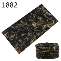1851-1900 Flower Leaf Print Bandana Neck Gaiter Face Shield Sport Camping Cycling Outdoor Fishing Magic Scarf Men Women Masks