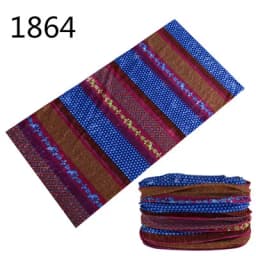 1851-1900 Flower Leaf Print Bandana Neck Gaiter Face Shield Sport Camping Cycling Outdoor Fishing Magic Scarf Men Women Masks