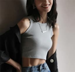 DOIAESKV White Tank Tops Women Summer Sexy Crop Tops Femme Casual Fitness Short Black Vest Off Shoulder Women Camisole Tops Tees