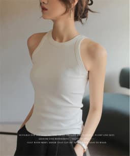 DOIAESKV White Tank Tops Women Summer Sexy Crop Tops Femme Casual Fitness Short Black Vest Off Shoulder Women Camisole Tops Tees