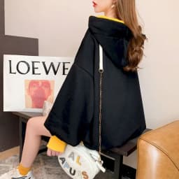 Fleece Thicken Hoodies Women Autumn/winter 2025 Fashion Korean Loose Large Size Hooded Jacket Kawaii Clothes Womens Casual Coat