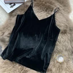 Blusa Mujer Moda Fashion Sexy Women Velour Tank Crop Top Summer Korean Streetwear Gold Velvet Camisole Elegant Vest Plus Size