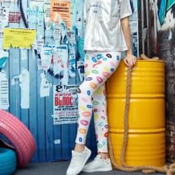 DOIAESKV Spring Autumn Fashion Leggings Sexy Casual Colorful Leg Warmer Fit Most Sizes Leggins Pants Trousers Women's Leggings