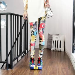 DOIAESKV Spring Autumn Fashion Leggings Sexy Casual Colorful Leg Warmer Fit Most Sizes Leggins Pants Trousers Women's Leggings