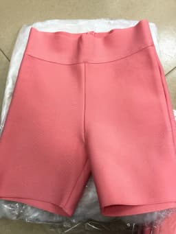 9 Colors Bandage Shorts Purple Pink Bandage Short Pants High Waist Top Quality Rayon Bandage Casual Sports Shorts
