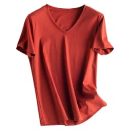 Women's T-Shirt, Short Sleeve, V Neck Tees, O Neck, Silk Cotton,Solid, Monochromatic, Summer Tops