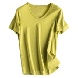 Women's T-Shirt, Short Sleeve, V Neck Tees, O Neck, Silk Cotton,Solid, Monochromatic, Summer Tops