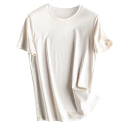 Women's T-Shirt, Short Sleeve, V Neck Tees, O Neck, Silk Cotton,Solid, Monochromatic, Summer Tops