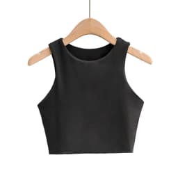 2024 Summer Fashion Women Sexy Slim Tops O-neck Sleeveless Double Nylon Ladies Good Quality Tank Tops 6 Colors