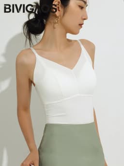 Summer Nylon Solid Color Camisole Women Sexy Beautiful Back Underwear With Chest Pad Seamless Vest Elastic Tight Slim Tank Tops