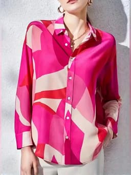 Fashion Ladies Shirts New Elegant Women Blouses Long Sleeve Button-Down Tops Blusa Mujer
