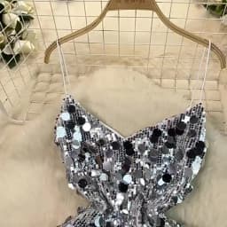 Sexy Sequin velvet slip Dress Chic Vintage Evening Party Club Women Chic elegant Slim Hip Wrap dresses