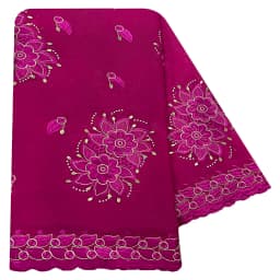 High Quality 100% Cotton Fabric Rayon Cotton Thread Eembroidered Scarf African Women Hijab Muslim Scarf Dubai Excellent Style