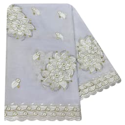 High Quality 100% Cotton Fabric Rayon Cotton Thread Eembroidered Scarf African Women Hijab Muslim Scarf Dubai Excellent Style