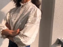 GypsyLady Boho Embroidery Lace Chic Blouses Shirts Summer Spring Women Hollow Out Long Sleeve Sexy Ladies Shirt Tops Blouses new
