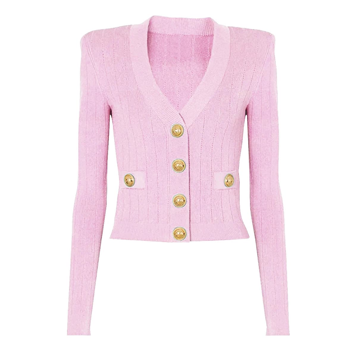 Spot Spring 2024 New Women's Fashion Classic High Quality Versatile Jacket Jacket Knitted Sweater Cardigan