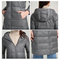 Schinteon Women Ultralight White Duck Down Long Jacket with Hood Casual Slim Autumn Winter Outwear 2026 New
