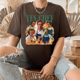 Yes, Chef T-Shirt Tv Show The Bear Shirt Jeremy Allen White Hoamge Tee Carmen Berzatto Shirts Original Beef of Chicagoland Tops