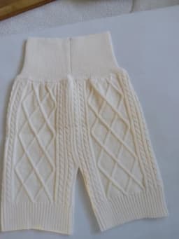 Autumn Winter Wool Women's Knitted Shorts High Waist Belly Protection Pants Warm Cashmere Inner Pajamas Bottoms