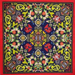 New Design Fashion Lady Beautiful Flower Hip Hop Cotton Bandana Square Scarf Headband Paisley Gifts For Women/Girls