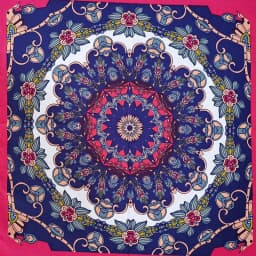 New Design Fashion Lady Beautiful Flower Hip Hop Cotton Bandana Square Scarf Headband Paisley Gifts For Women/Girls
