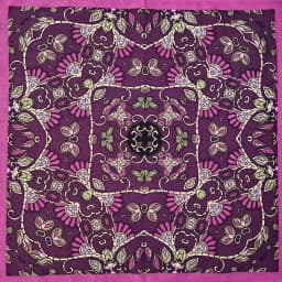 New Design Fashion Lady Beautiful Flower Hip Hop Cotton Bandana Square Scarf Headband Paisley Gifts For Women/Girls