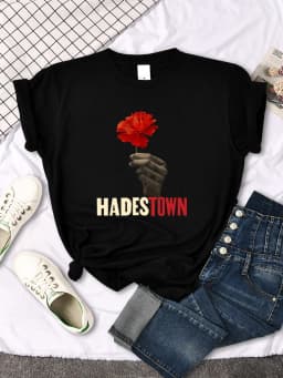 Old Sad Song Hadestown T Shirt Woman Fashion Street Short Sleeve Hip Hop Cool Clothes Summer Casual T-Shirt Female