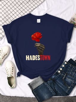 Old Sad Song Hadestown T Shirt Woman Fashion Street Short Sleeve Hip Hop Cool Clothes Summer Casual T-Shirt Female