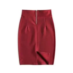 Faldas Mujer Moda 2024 Fashion High Waist Black Bodycon Skirts Midi Zipper Elastic Korean Elegant Sexy Y2k Office Pencil Skirt