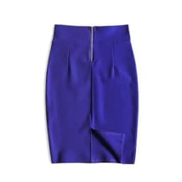 Faldas Mujer Moda 2024 Fashion High Waist Black Bodycon Skirts Midi Zipper Elastic Korean Elegant Sexy Y2k Office Pencil Skirt