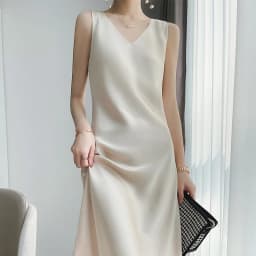 2026 Elegant Women Dress Sexy V-Neck Sleeveless Korean Harajuku Satin Party Long Maxi Dress Casual Sundress Vestido Mujer