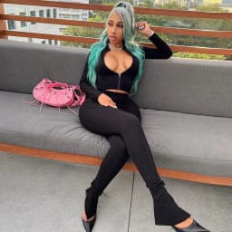 Autum New Two Piece Sets Long Sleeve Zipper Coat and Split Long Pants Women Tracksuit Casual Workout Sportswear Gray Sweatsuit