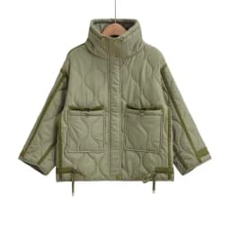 CHARMCHANT utumn Winter Parkas For Women Retro Zipper High Quality Luxury Warm Coats For Women Coat And Jacket With Big Pocket