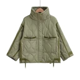 CHARMCHANT utumn Winter Parkas For Women Retro Zipper High Quality Luxury Warm Coats For Women Coat And Jacket With Big Pocket