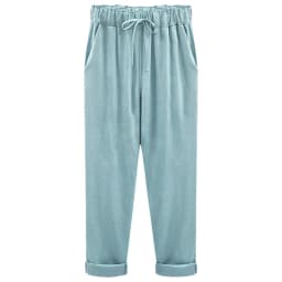 Cotton Linen Pants, Elastic Mid Waist Ankle Length Pant, Casual Women Loose Spring Pants, Female Slacks Size M-5XL 6XL 7XL 8XL
