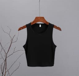 Hirsionsan Cotton Vest Women 2025 Summer Slim Sleeveness Tank Y2k Crop Tops for Girl Outfits Solid Female Clothes