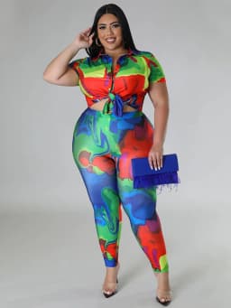 Summer Suit Ladies Satin Silk Top and Pants Sexy Plus Size 2 Piece Set Women Outfit Casual Elegant Wholesale Dropshipping