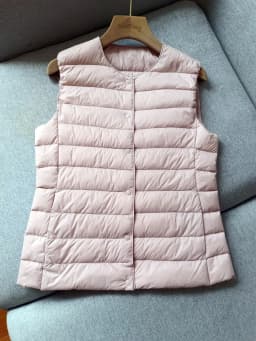NewBang Matt Fabric Women's Warm Ultra Light Down Vest Women Waistcoat Portable Warm Sleeveless Liner