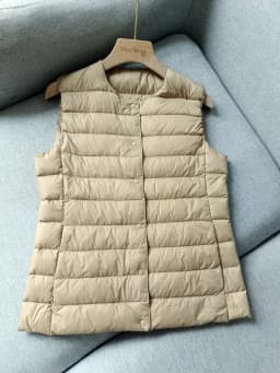 NewBang Matt Fabric Women's Warm Ultra Light Down Vest Women Waistcoat Portable Warm Sleeveless Liner