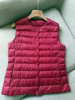 NewBang Matt Fabric Women's Warm Ultra Light Down Vest Women Waistcoat Portable Warm Sleeveless Liner