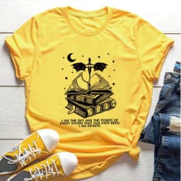 I Am The Sky T Shirt Vintage Basgiath War College Tshirt Fourth Wing Tee Dragon Rider Tops Bookish The Empyrean Series Tees
