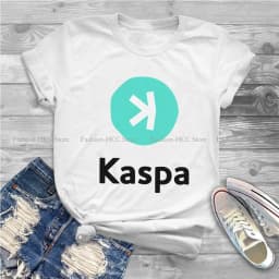 Kaspa Kas Special Polyester TShirt Bitcoin Top Quality New Design Gift Clothes T Shirt Stuff